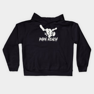 papa roach ll horn sign Kids Hoodie